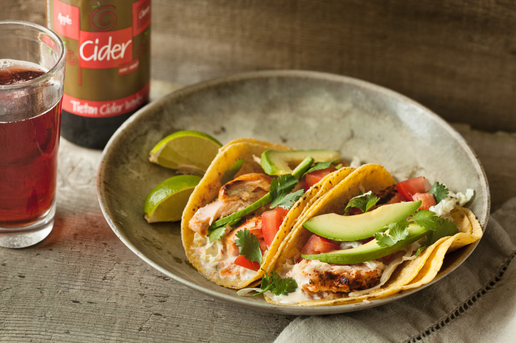 Cider food pairings tacos